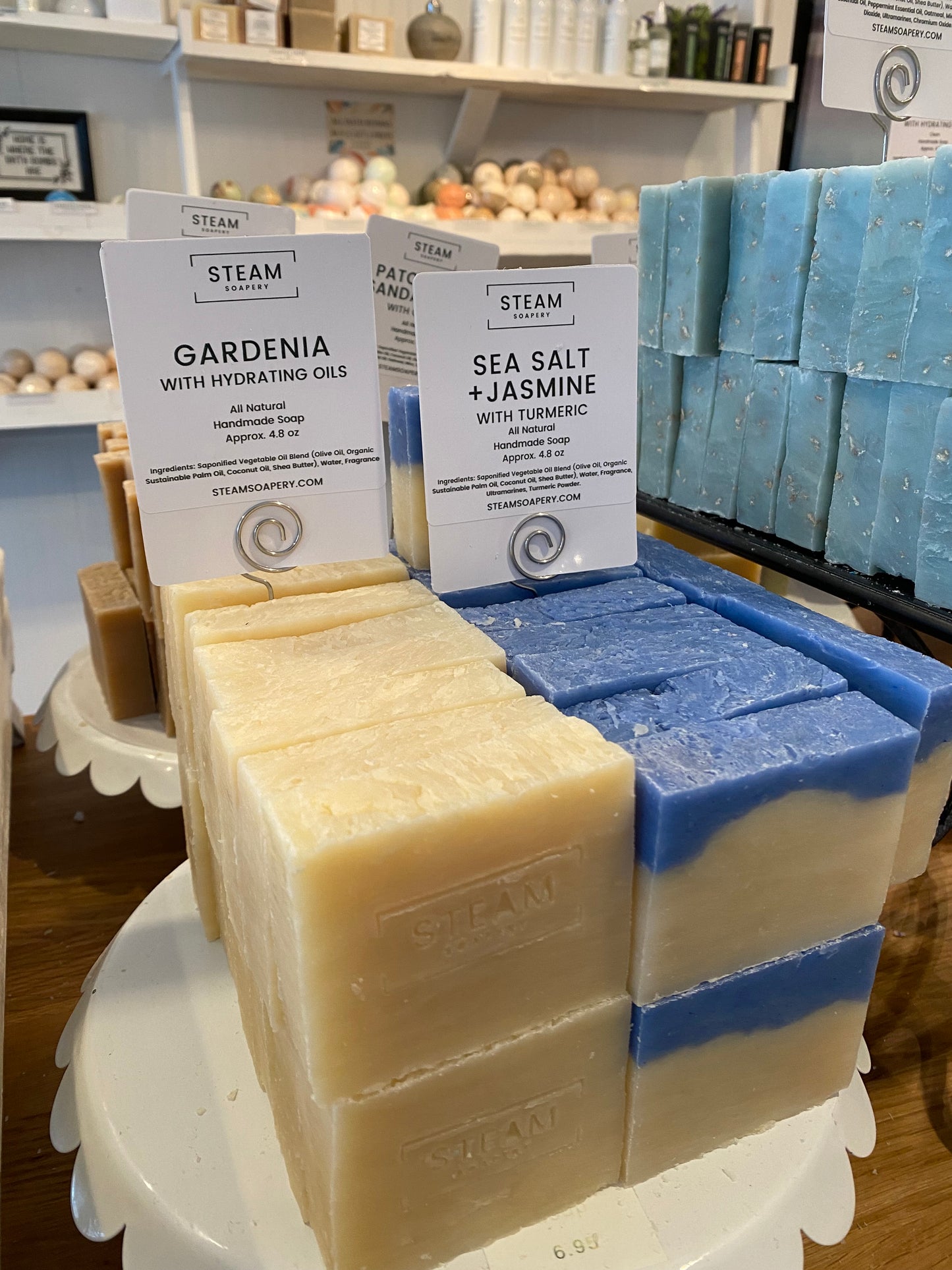 Sea Salt + Jasmine Soap
