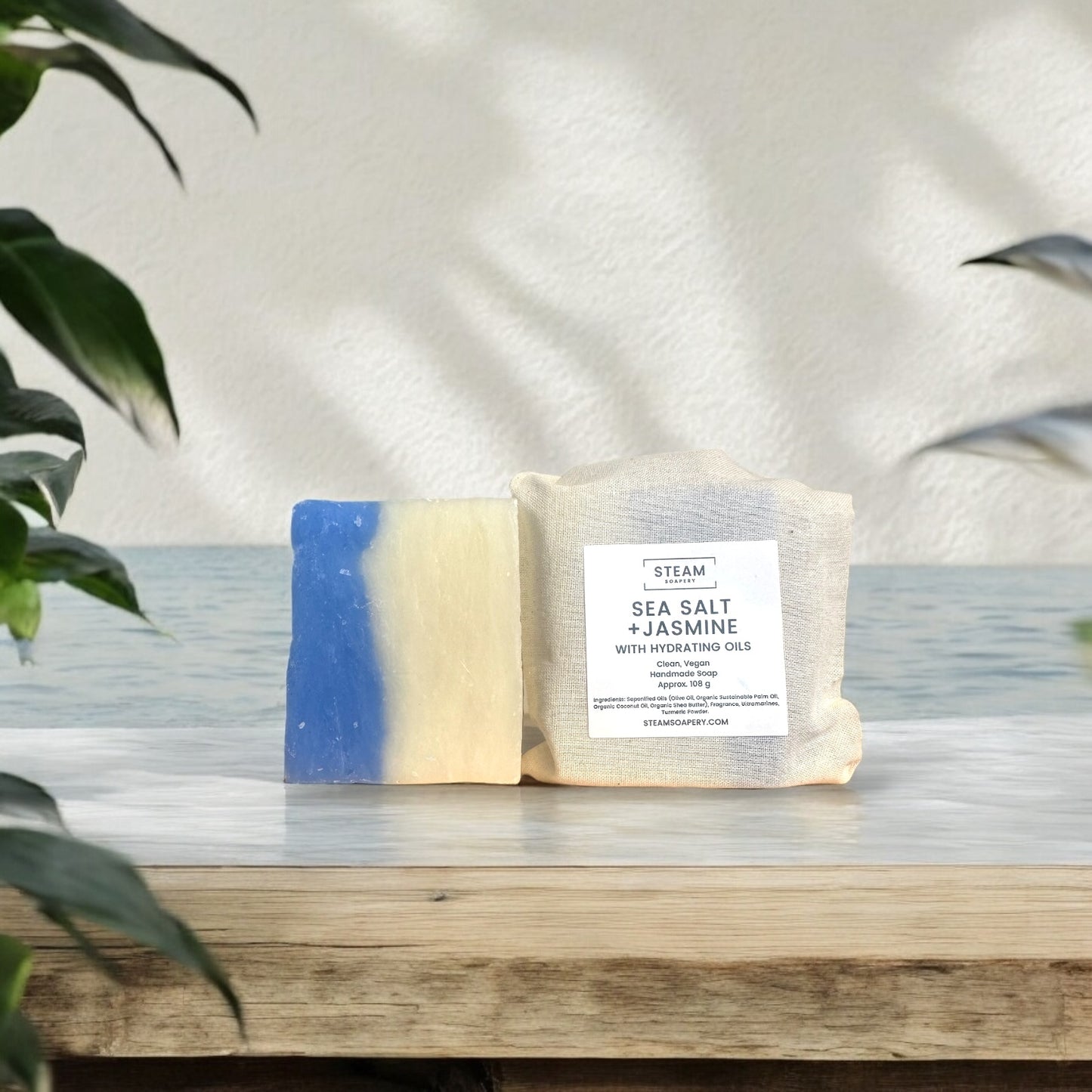 Sea Salt + Jasmine Soap
