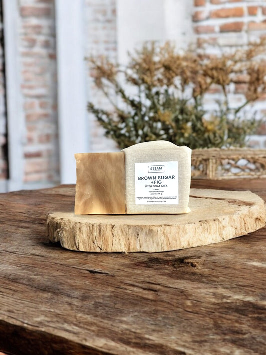 Brown Sugar Fig Soap on Tray