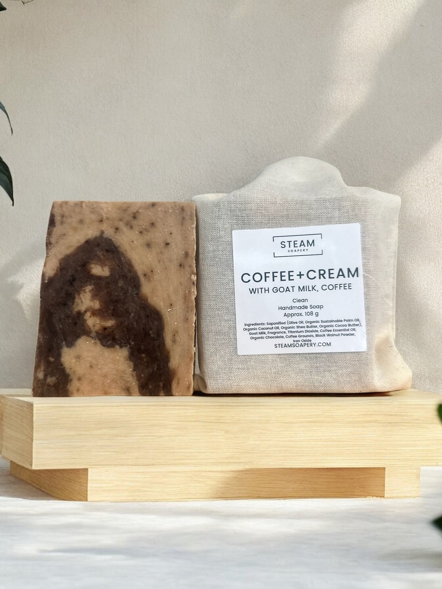 Coffee + Cream Exfoliating Goat Milk Soap