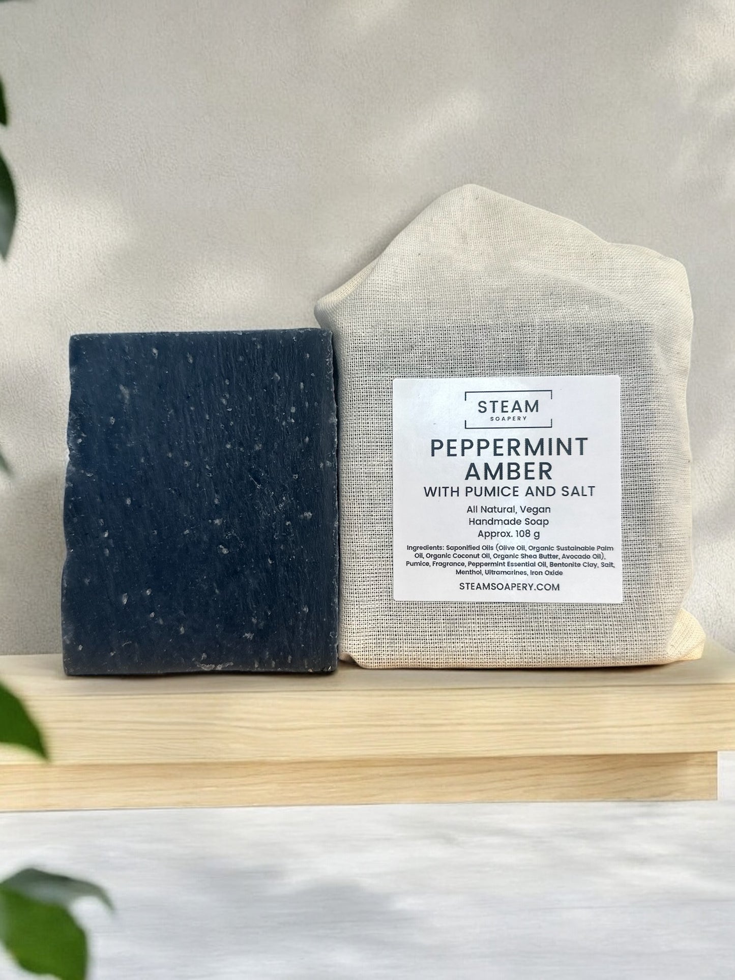 Peppermint + Amber Exfoliating Soap