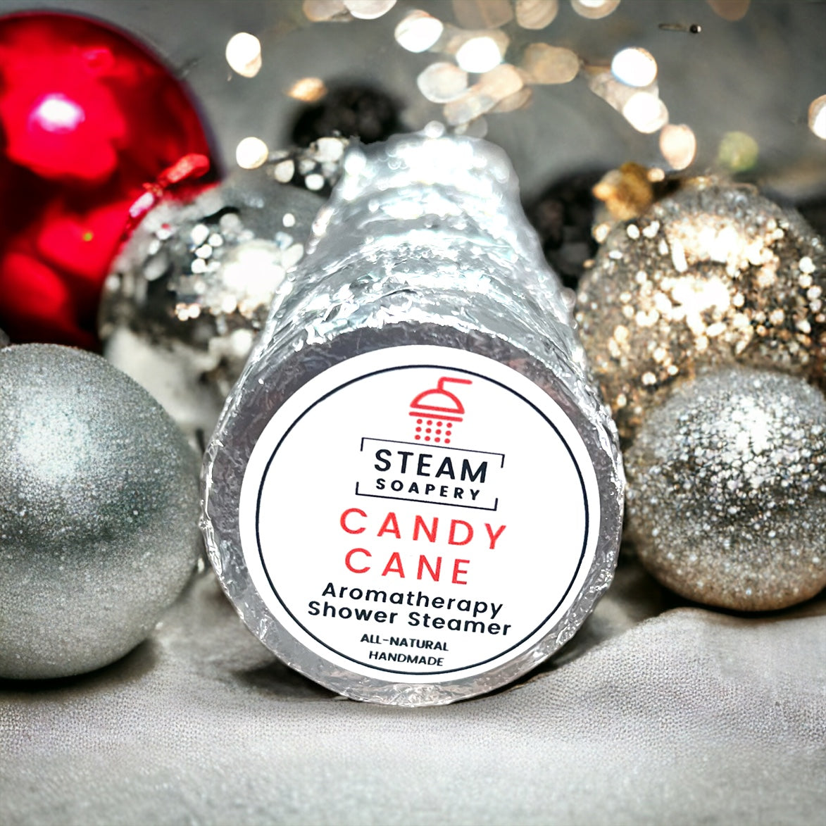 Candy Cane Shower Steamer
