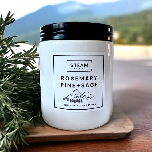 Rosemary, Pine + Sage Candle