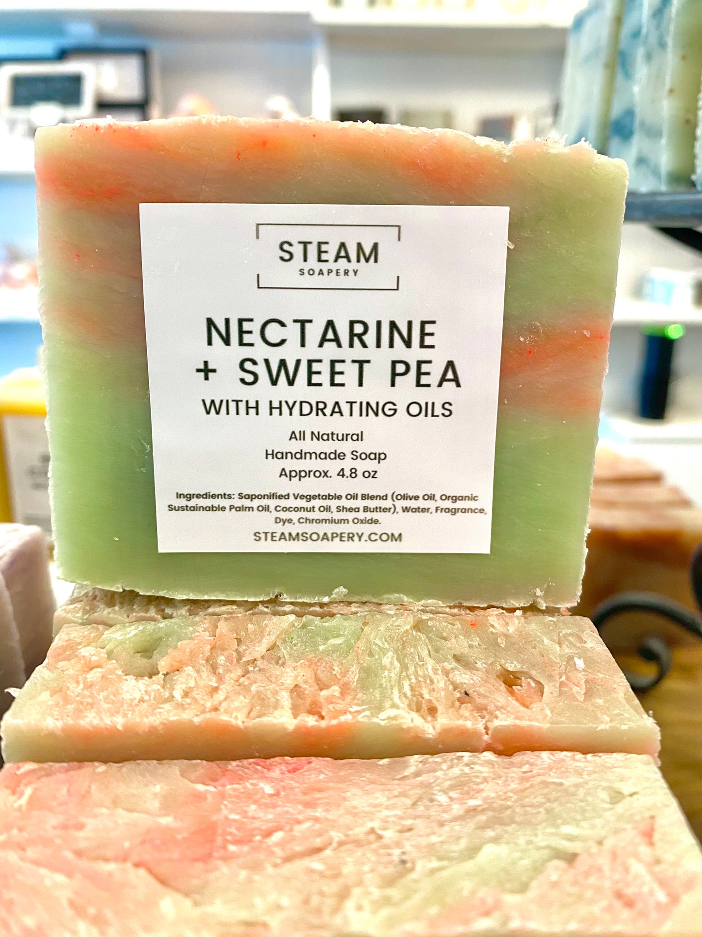 Nectarine + Sweet Pea Soap