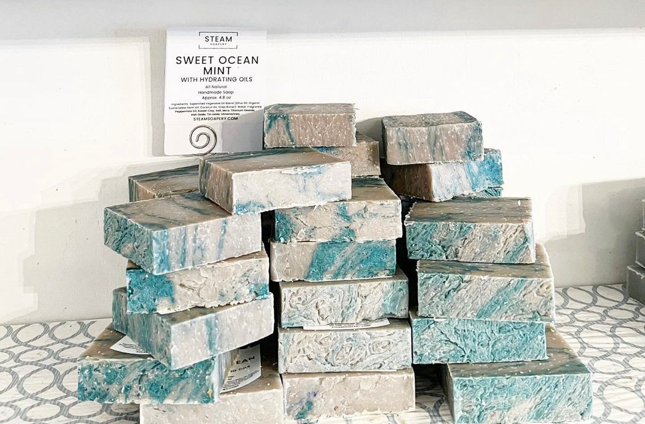 Sweet Ocean Mint Exfoliating Soap