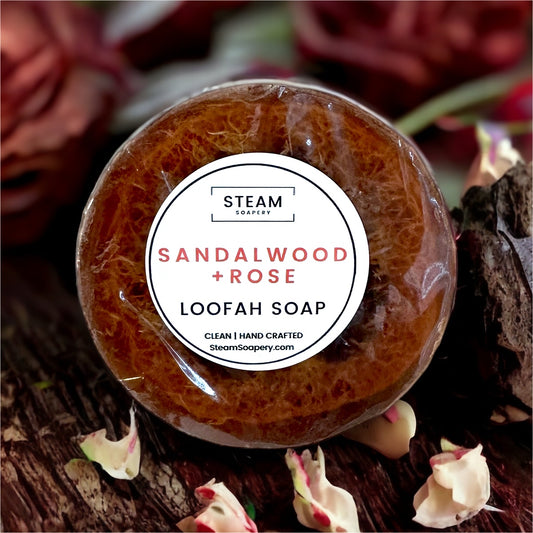 Sandalwood Rose Loofah Soap