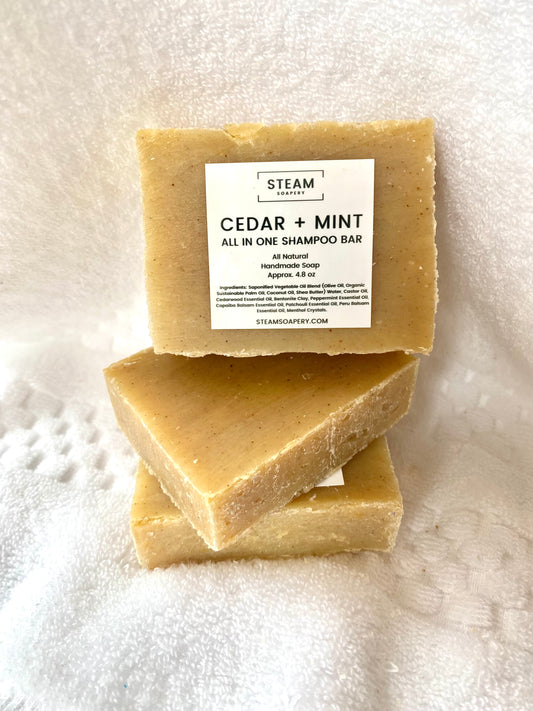 Cedar + Mint Shampoo Bar