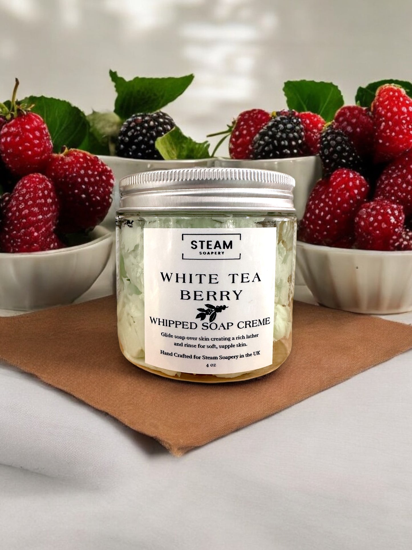 White Tea Berry Whipped Soap