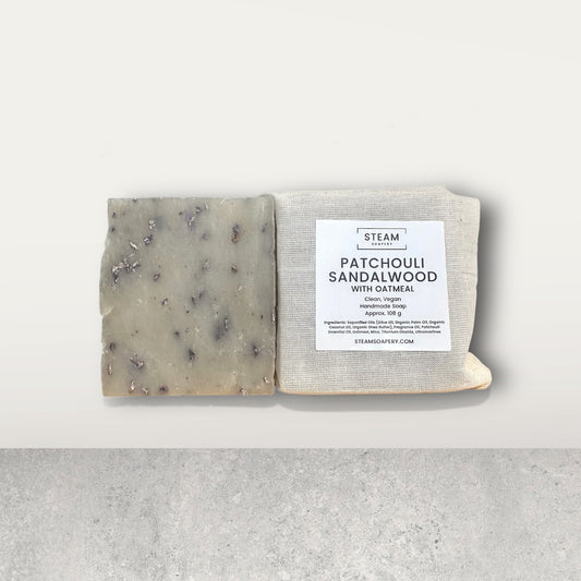 Patchouli + Sandalwood Exfoliating Soap