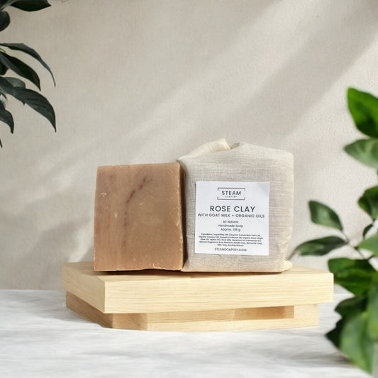 Rose Clay Goat Milk/Organic Oils Soap