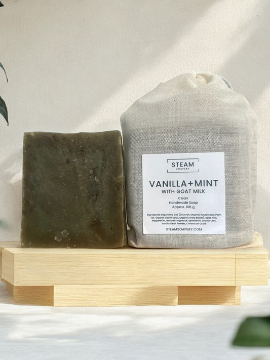 Vanilla + Mint Goat Milk Soap