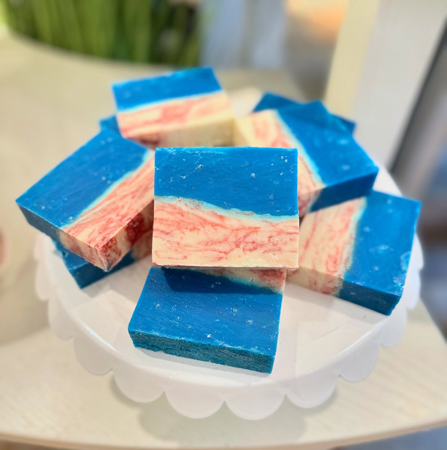 Red White & Blue Exfoliating Soap