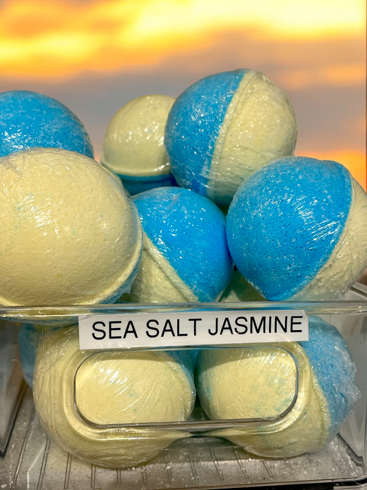 Sea Salt Jasmine Bath Bomb