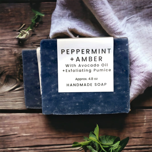 Peppermint + Amber Exfoliating Soap