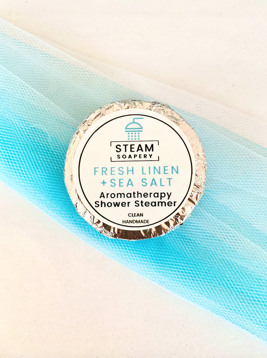 Fresh Linen Sea Salt Shower Steamer