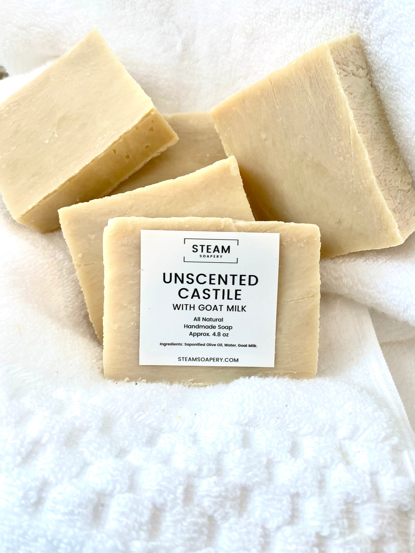 Unscented Castile Goat Milk Soap