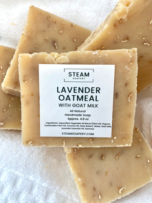 Lavender Oatmeal Goat Milk Soap