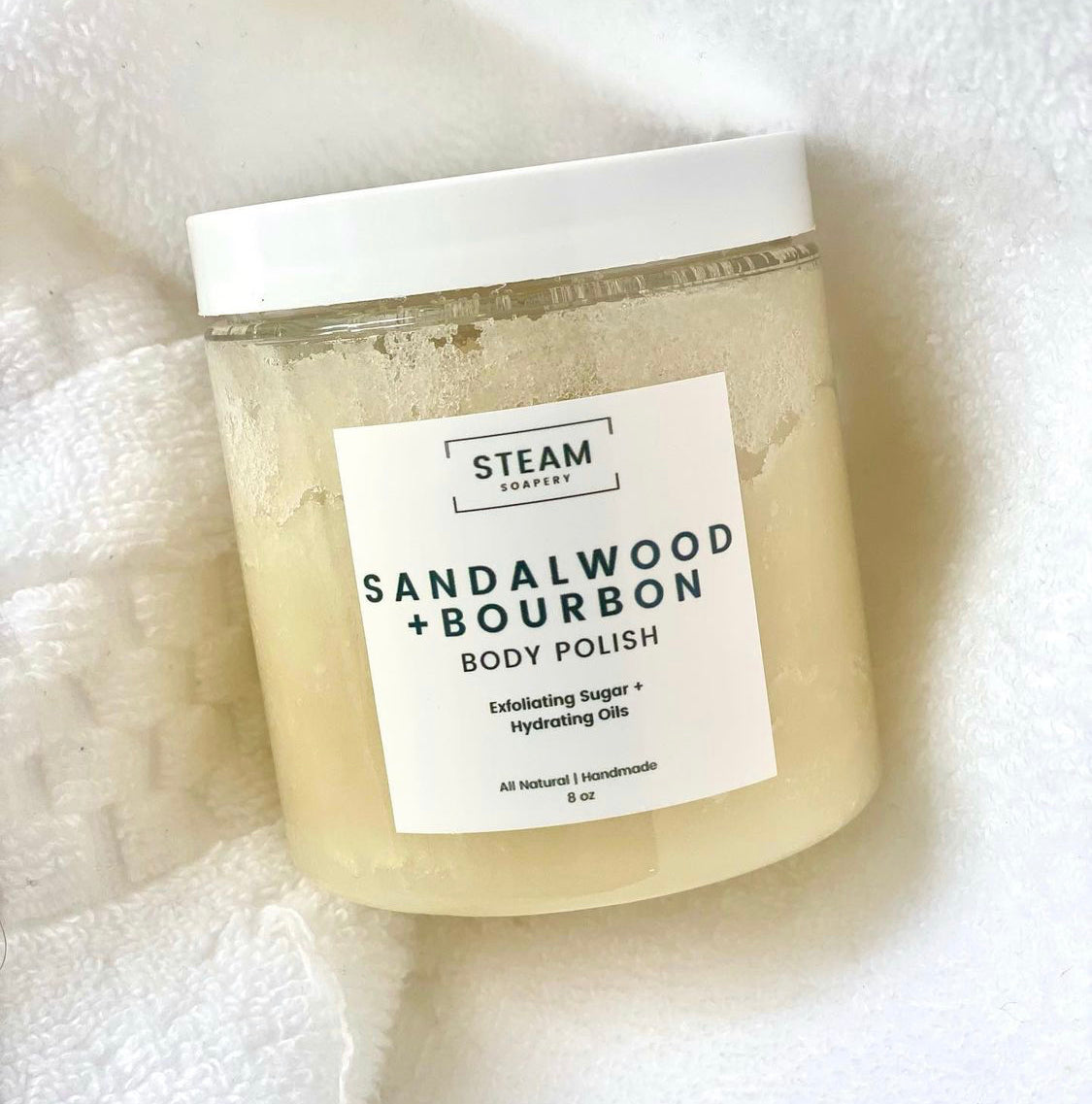 Sandalwood + Bourbon Body Polish