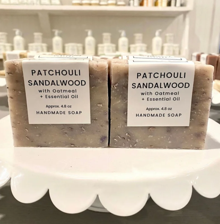 Patchouli + Sandalwood Exfoliating Soap
