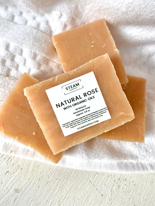 Natural Rose Organic Oils Soap