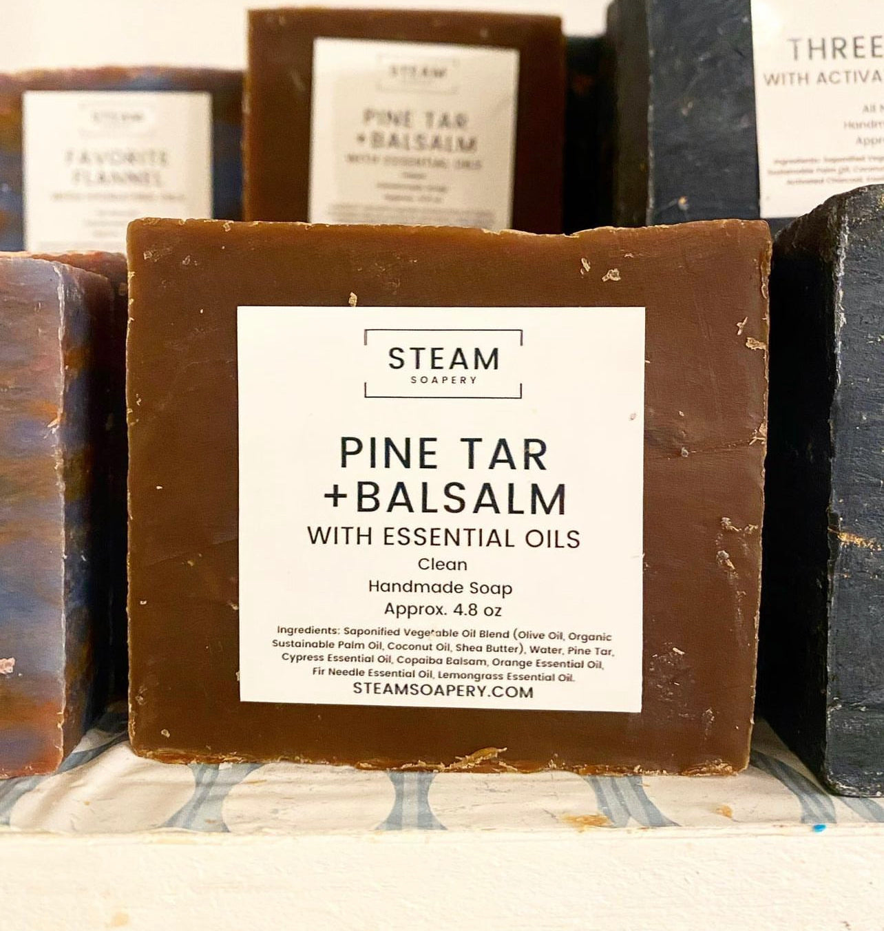 Pine Tar + Balsam Soap